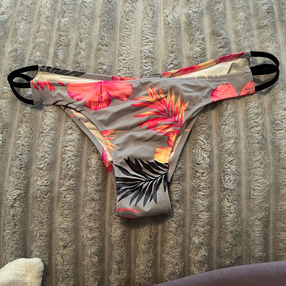 Victoria's Secret Gray and Pink Bikini Swimwear
